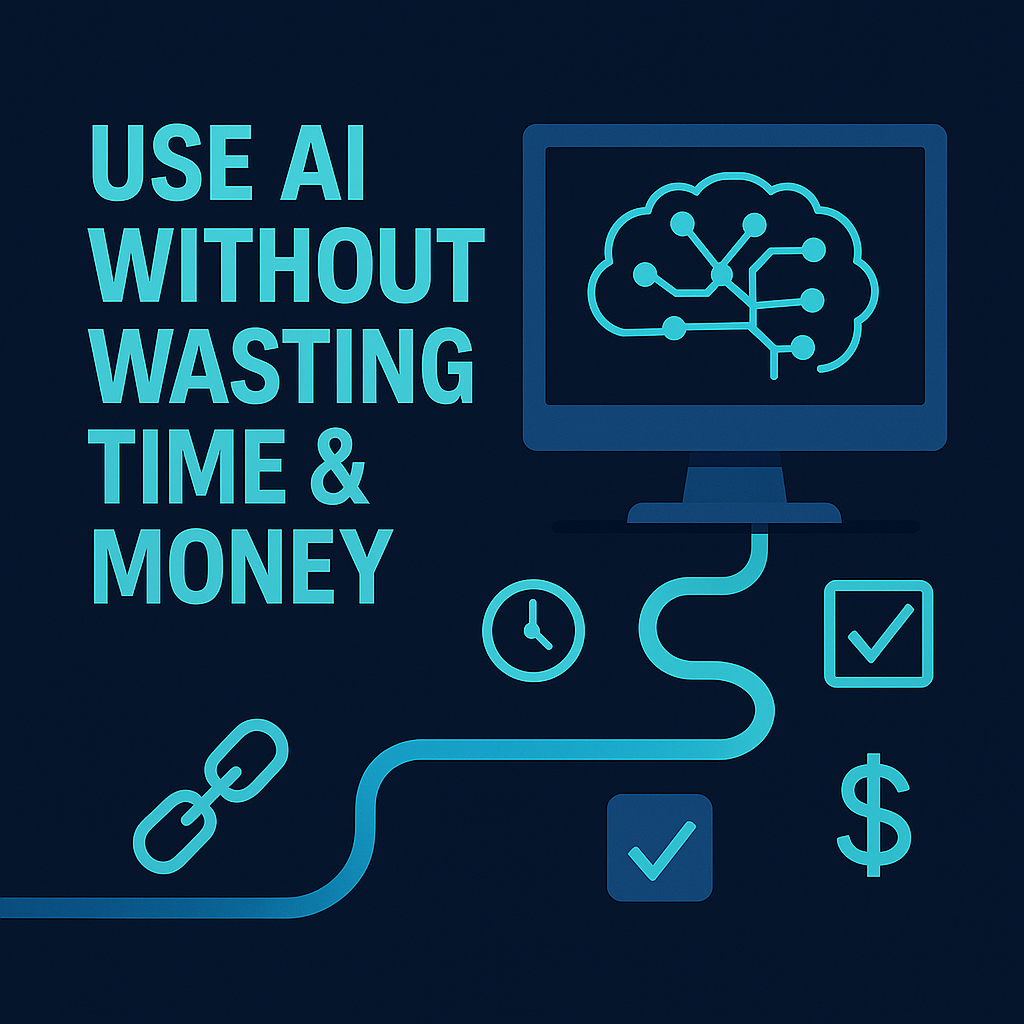 How to Use AI Without Wasting Time and Money